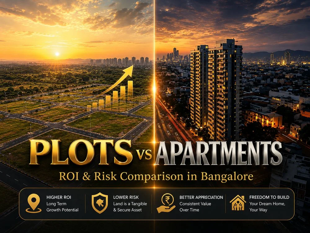 Plot vs High-Rise Apartment: Why Plotted Land Outperforms Flats in Long-Term Wealth Creation